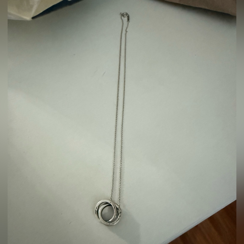 Tiffany & Co. Silver Interlocking Circles Necklace